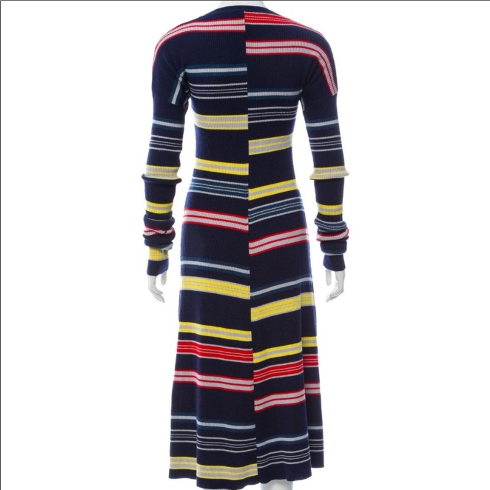 Kenzo dress knit striped dress navy - Picture 3 of 6
